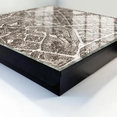 Key cabinet City map
