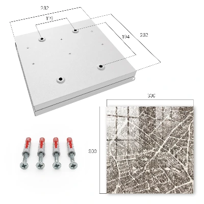 Key cabinet City map