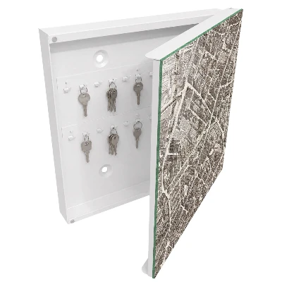 Key cabinet City map