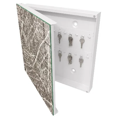 Key cabinet City map