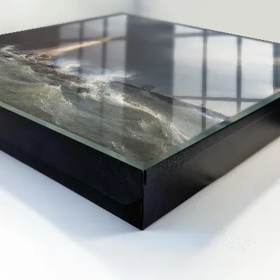 Wall mounted key box Stormy sea
