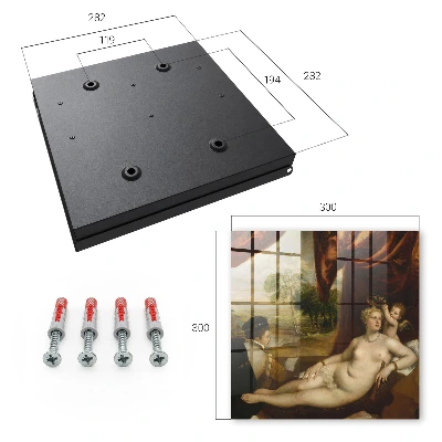 Key box for wall Titian Venus and the Lute Player