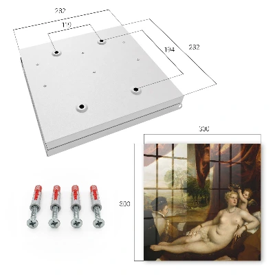 Key box for wall Titian Venus and the Lute Player