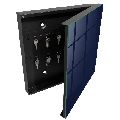 Wall mounted key box Dark navy blue