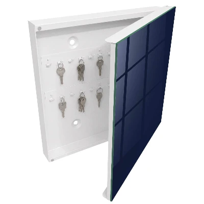 Wall mounted key box Dark navy blue