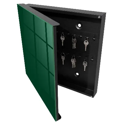 Key cabinet Bottle green