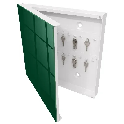 Key cabinet Bottle green