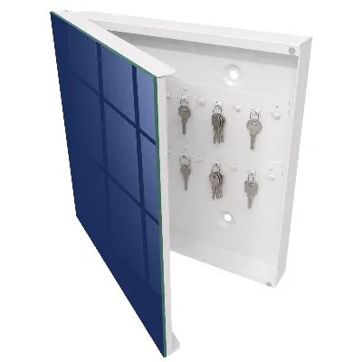 Key cabinet Vibrant navy blue