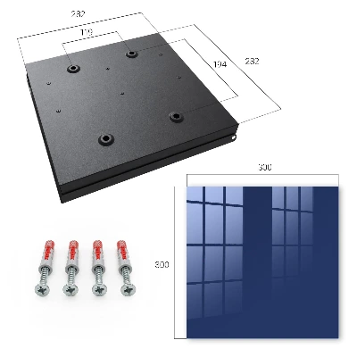 Key box for wall Dark blue