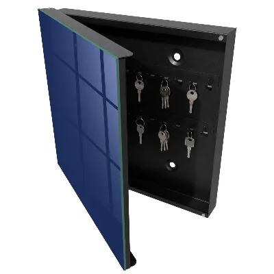 Key box for wall Dark blue