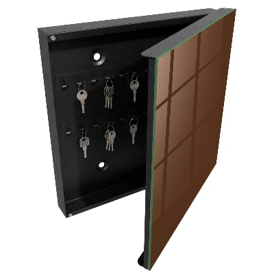 Key cabinet Chestnut brown