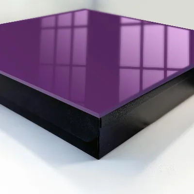 Wall mounted key box in vibrant purple