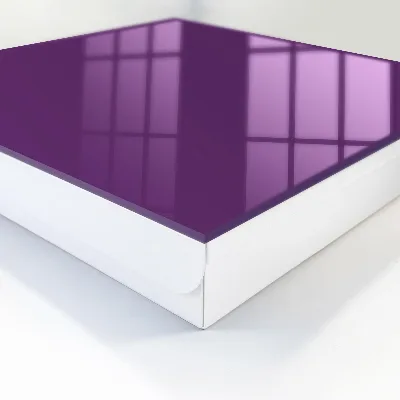Wall mounted key box in vibrant purple