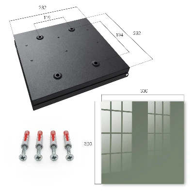 Key box for wall Dark sage