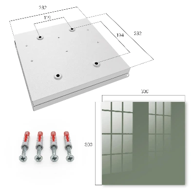 Key box for wall Dark sage