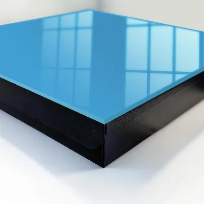 Wall mounted key box Water blue