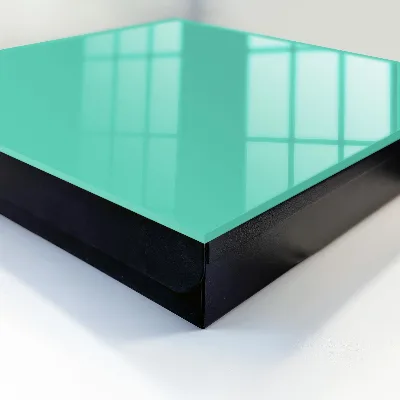 Wall mounted key box Vibrant mint