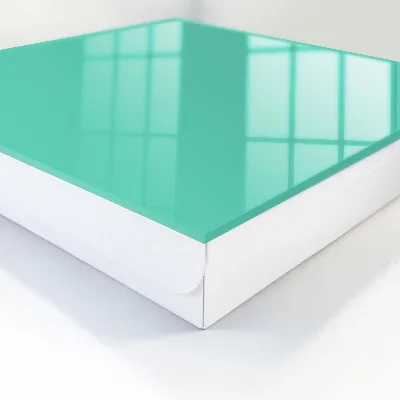 Wall mounted key box Vibrant mint