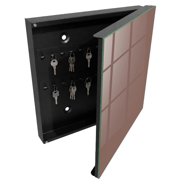Key cabinet Pastel brown