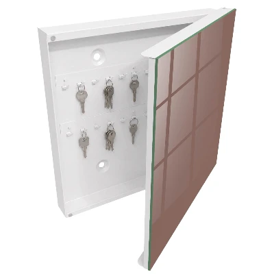 Key cabinet Pastel brown