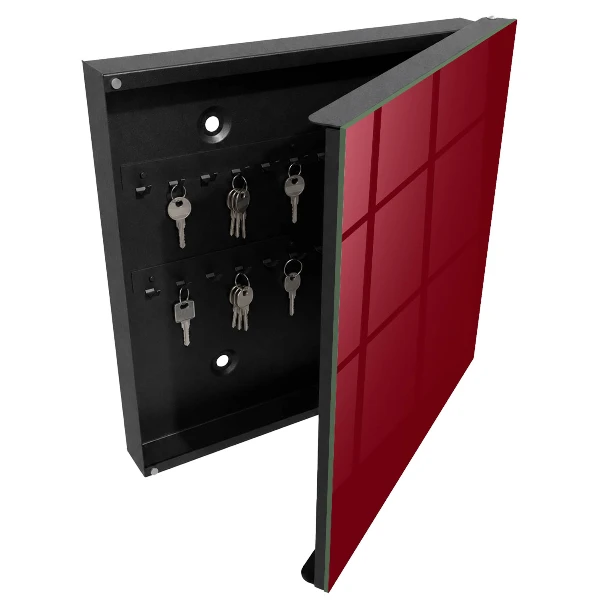 Key cabinet Vibrant burgundy