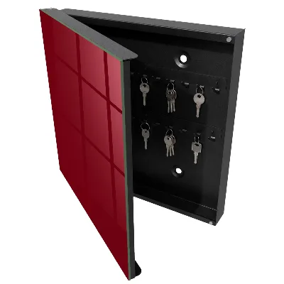 Key cabinet Vibrant burgundy