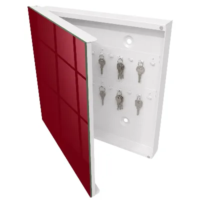 Key cabinet Vibrant burgundy