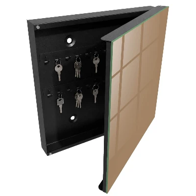 Key cabinet Dark orange
