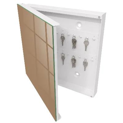Key cabinet Dark orange