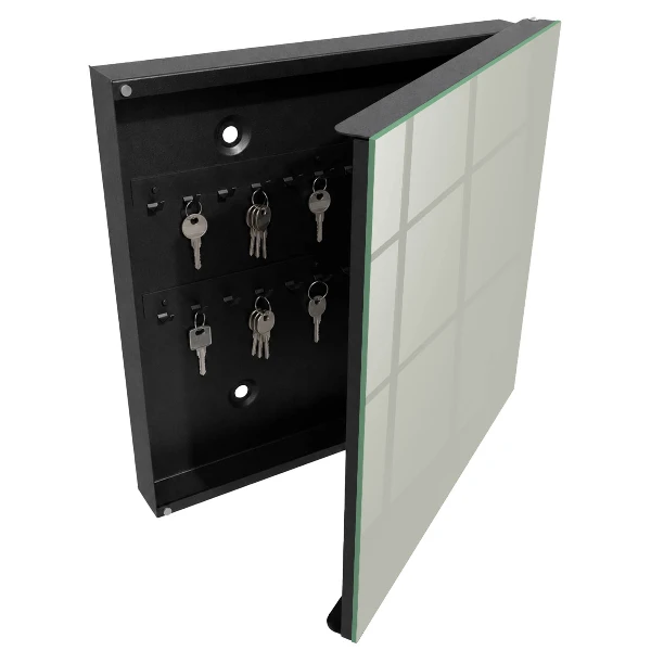 Key cabinet Warm grey