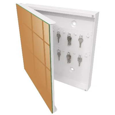 Key cabinet Muted orange