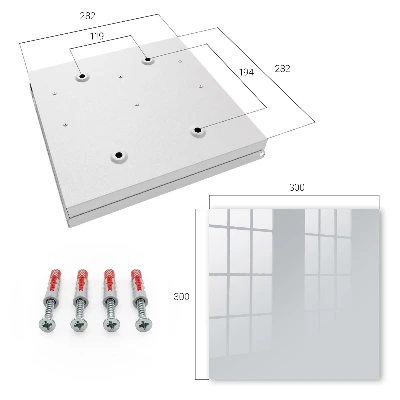 Key box for wall Light grey