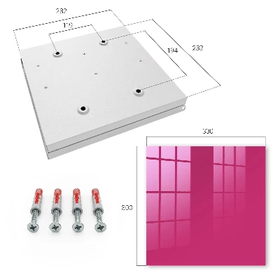 Key cabinet Intense pink