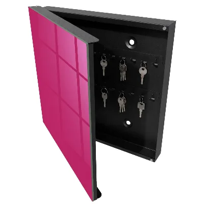 Key cabinet Intense pink
