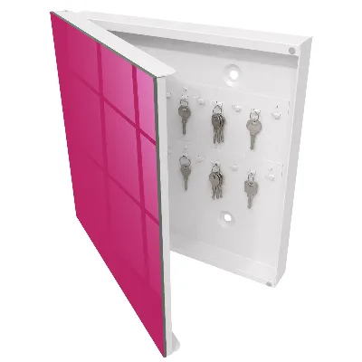Key cabinet Intense pink