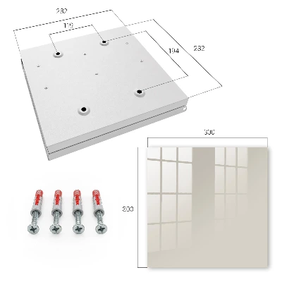 Key cabinet Warm stone