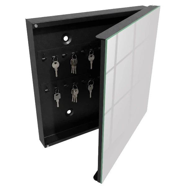 Key box for wall Grey color