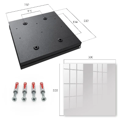 Key box for wall Grey color