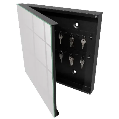 Key box for wall Grey color