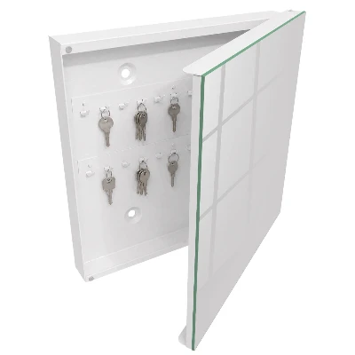 Key box for wall Grey color