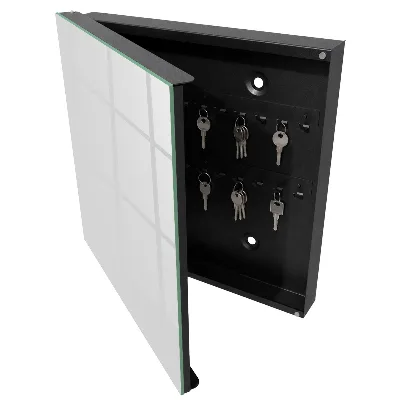 Key box for wall Grey color