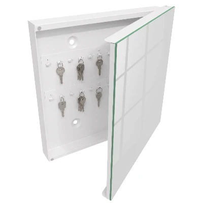 Key box for wall Grey color