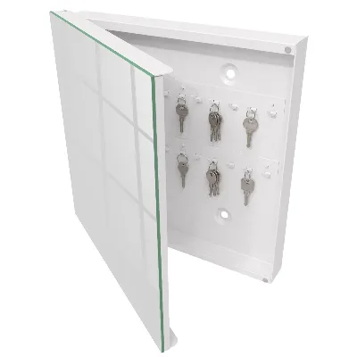 Key box for wall Grey color