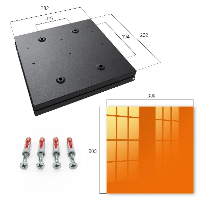 Key cabinet Vibrant orange