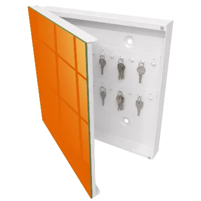 Key cabinet Vibrant orange