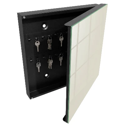 Wall mounted key box Cream stone