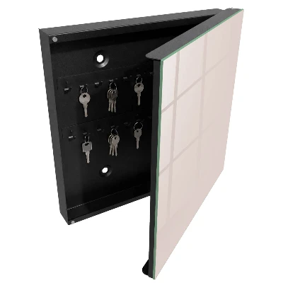 Key box for wall Pink stone