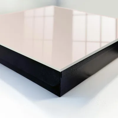 Wall mounted key box pink stone finish