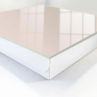 Wall mounted key box pink stone finish