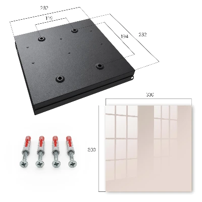 Key box for wall Pink stone